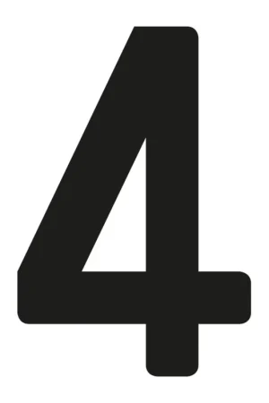 Numéro adhésif insignia 230mm Achat Immédiat