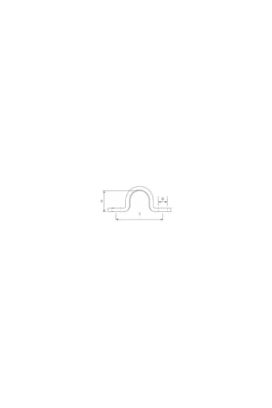 Pontet inox 43x15x6mm Offre Spéciale