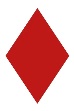 Diamant rouge 15x15cm Laser® / ILCA® Bon Marché