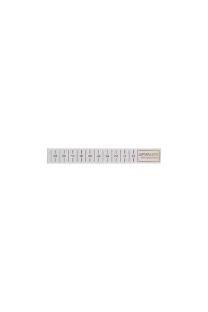 Authentique Réglette autocollante 16cm fond transparent (par 20)