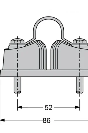 Taquet 52mm Servo Cleat Prix Cassé
