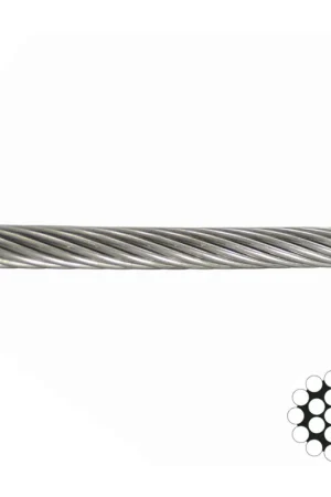 Câble inox monotoron 1x19 2mm Offre Spéciale