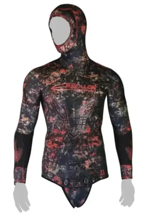 Quantité Limitée Veste de combinaison Epsealon Demonskin 5 mm - T.5 - OCCASION GRADE B