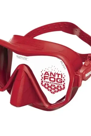 Masque de plongée Seac Sub Pura Anti-buée Rouge Meilleur Choix