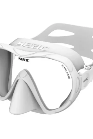 Jusqu'à Épuisement Des Stocks Masque de snorkeling Seac Sub X-Frame Blanc