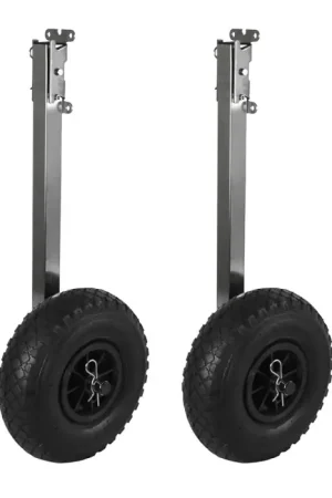 Nouvel Arrivage Paire roues de mise à l'eau Cape Horn 60 cm Roue de Halage Relevable Compact