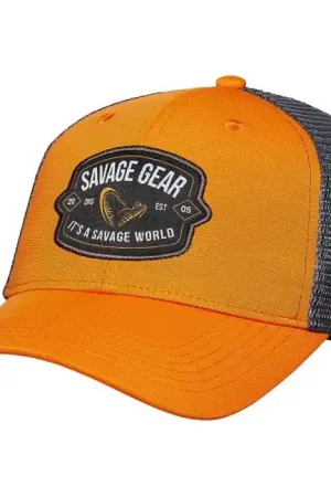 Quantité Limitée Casquette Savage Gear Badge Trucker Cap Orange