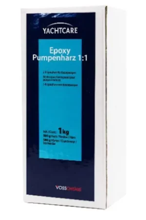 Résine de réparation bi composant Yachtcare Epoxy 1:1 avec fibre avec pompe Vente Directe