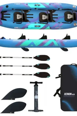 Dernière Chance Kayak gonflable PVC Rockside Xenon 420 3P