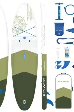 Sup Paddle Gonflable Key West Classic Air 12.0 Iguana Full Pack 2026 Nouvelle Collection