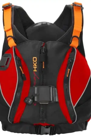 Livraison Express Gilet kayak Hiko Cinch avec Harnais Rouge 70N