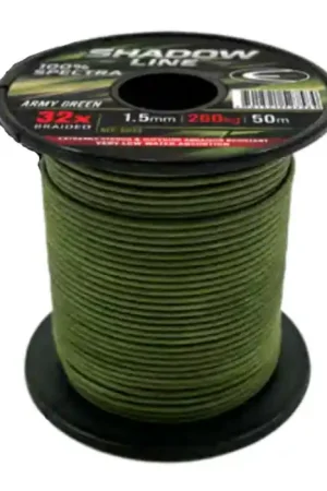 Solde Shadow line 100% Spectra Epsealon 50 M 1.5 mm - Army Green
