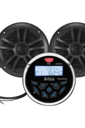 Haute Qualité Pack autoradio Boss Marine KGB350 Black