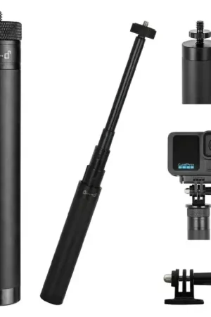 Perche télescopique pour camera Rockside universel aluminium Haute Qualité