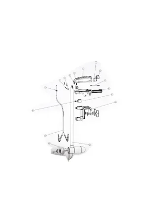 Pièce détachée pour moteur Rhino Cobold 18LBS- Pièce N°12: Fixation moteur Acheter Direct