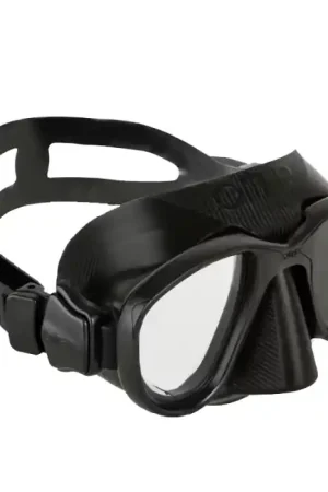 Masque de chasse sous marine en apnée Omer Alien noir Authentique