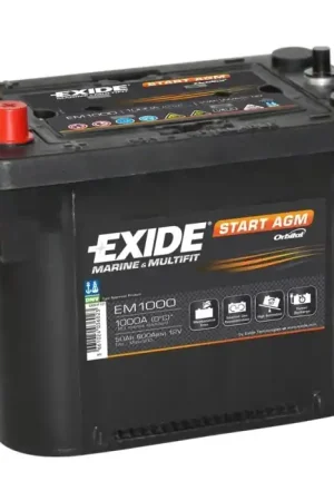 Petit Prix Batterie Exide Start AGM 50AH - EM1000