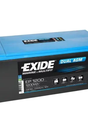 Batterie Exide Dual AGM 140AH - EP1200 Prix Réduit