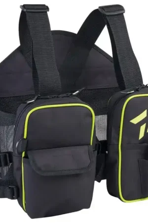 Gilet Daïwa Wading Noir-Vert-Eco Acheter Direct