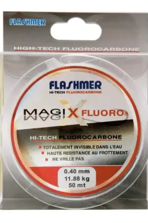 Nylon Flashmer Fluorocarbone Magix-Fluoro 50 m 30/100 Promotion Saisonnière