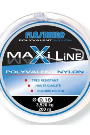 Nylon Flashmer Maxi Line 200 m 60/100 Prix Bas