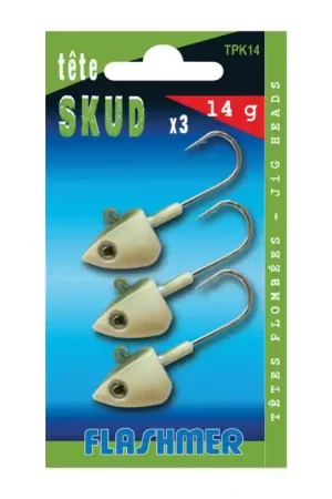 3 Têtes Plombées Skud 36 gr Achat Immédiat