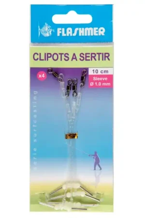 Usine Directe 4 Clipots à sertir 10 cm