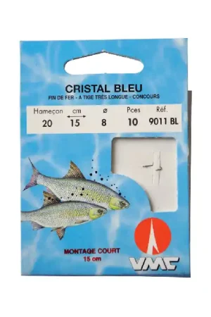 Cristal bleu 9011 BL 15 cm hameçons N°18 sur Nylon 10/100 Achetez Aujourd'hui
