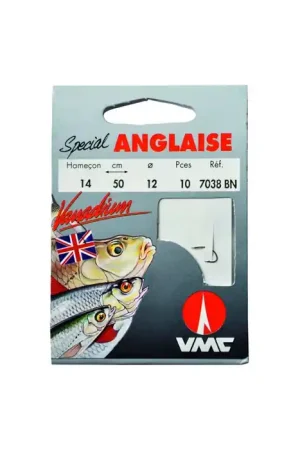 Spécial Anglaise 7038 BN 50 cm hameçons N°18 sur Nylon 10/100 Soldes