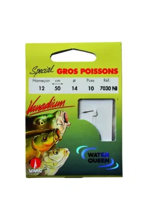 Réduction Spécial gros Poissons 7030 NI 50 cm hameçons N°18 sur Nylon 12/100
