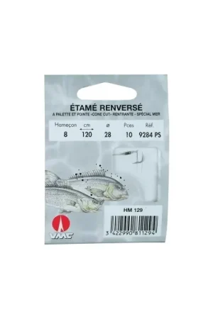 Etamé renversé 9284 PS 150 cm Hameçons N°8 sur Nylon 28/100 Satisfait Ou Remboursé