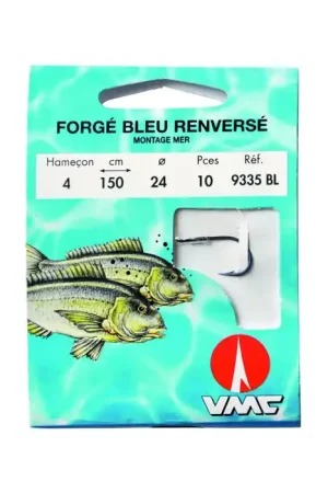 Forgé bleu renversé 9335 BL 150 cm Hameçons N°3 sur Nylon 30/100 Achetez Aujourd'hui