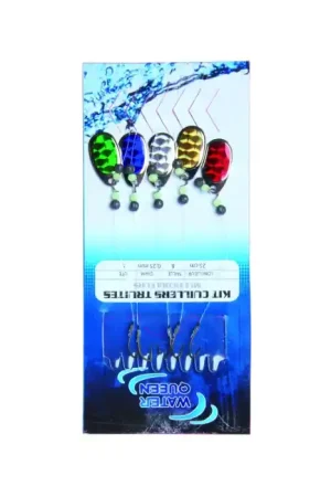 Jusqu'à Épuisement Des Stocks Kit Water Queen de 5 cuillers truite multicouleur Hameçons N° 10