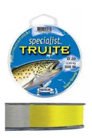 Satisfait Ou Remboursé Nylon Fluo Powerline Spécialist Truite 150 m - 22/100 3,3kg