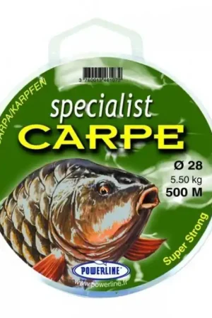 Prix Bas Nylon Powerline Spécialist Carpe 280 m - 40/100 11,1kg