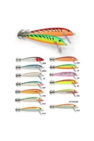 Leurre Turlutte de Traine Rapala Squid 9 cm - GT Jusqu'à Épuisement Des Stocks