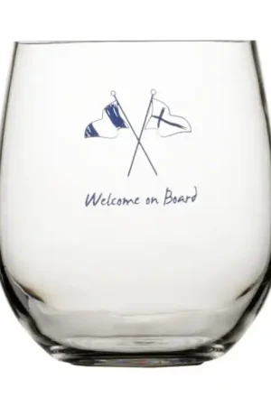 Quantité Limitée Verre à eau Marine Business - Collection Welcome On Board - 6 Pièces