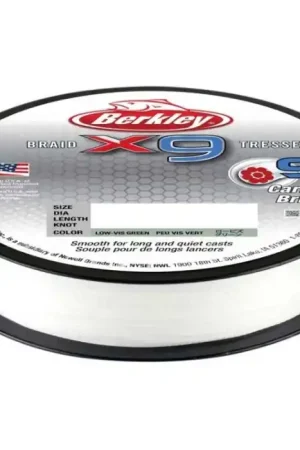 Tresse Berkley X9 Braid Crystal 300 m - 0,40/100 45.6kg Offre Du Jour