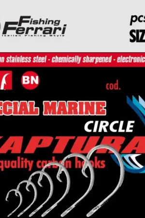 Hamecon simple oeuillet Fishing Ferrari Kaptura Tuna circle 14/0 x3 Offre Exclusive
