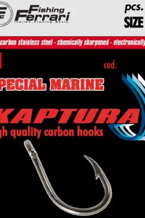 Seulement Aujourd'hui Hamecon simple oeillet Fishing Ferrari Kaptura Live bait-ring - n°1/0 Sachet de 10PZ