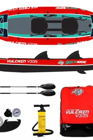 Kayak gonflable 2 places Rockside Vulcain Retour Gratuit