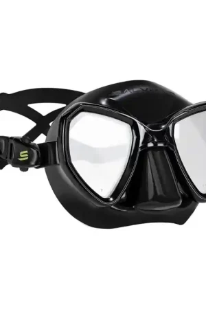 Masque de chasse sous marine en apnée Salvimar Morpheus Black Achetez Aujourd'hui