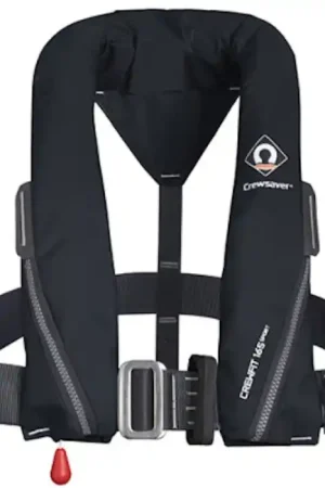 Gilet gonflable Crewsaver Crewfit Sport 165N automatique noir + harnais Offre Exclusive