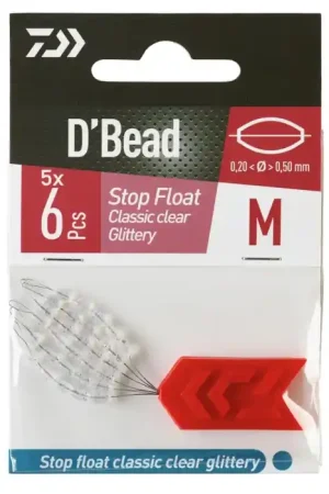 Offre Spéciale Stop float Daiwa D-Bead transparent. L