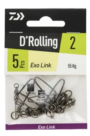 Acheter Direct Emerillon à agrafe Daiwa Exo L N°1/0