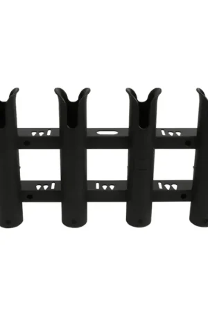 Dernier Modèle Porte canne PVC noir Seanox - 4 tubes