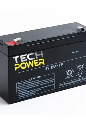 Batterie 6V 12Ah Etanche Tech Power Agm TP6-12 Authentique