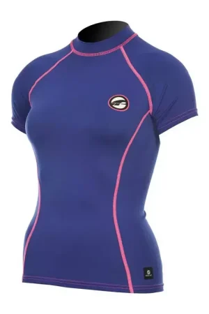 Lycra femme PROLIMIT Rashguard Pure Girl Shortarm Blue Paiement Sécurisé