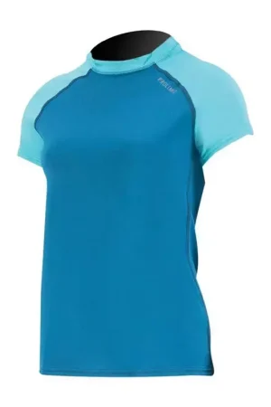 Commander Vite Lycra femme PROLIMIT PureGirl Loosefit Shirt Shortarm Blue/Turqoise