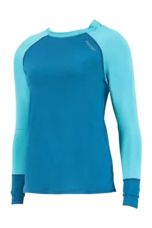 Lycra femme PROLIMIT PureGirl Loosefit Shirt Longarm Blue/Turqoise Remise
